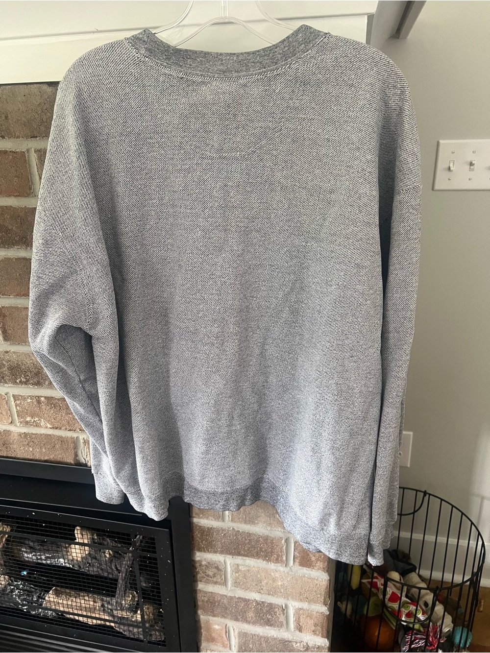 RED Gray Crewneck Sweater with Orange Tennessee Logo - Picture 4 of 4